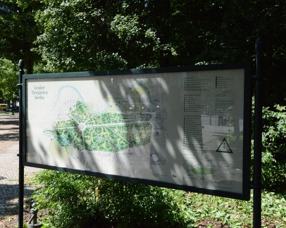 Tiergarten Sign